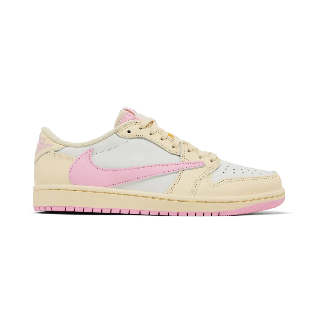 Travis Scott x Air Jordan 1 Retro Low "Shy Pink"