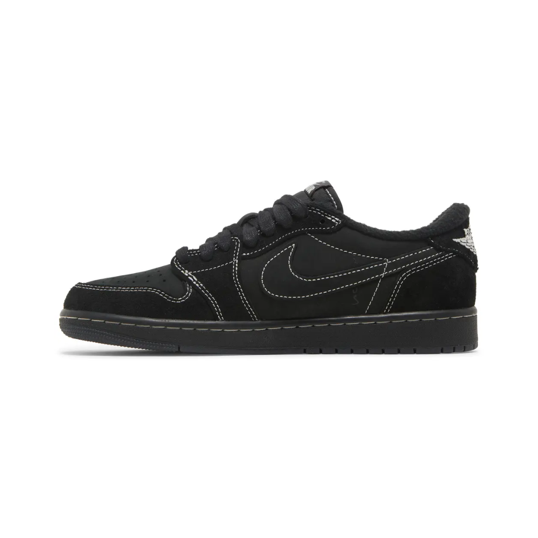Travis Scott x Air Jordan 1 Retro Low "Black Phantom"