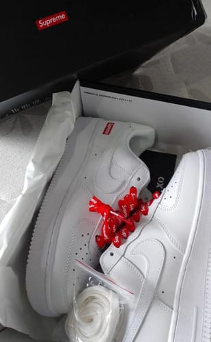 Customer photo: SUPREME x Air Force 1 Low "Box Logo - White"