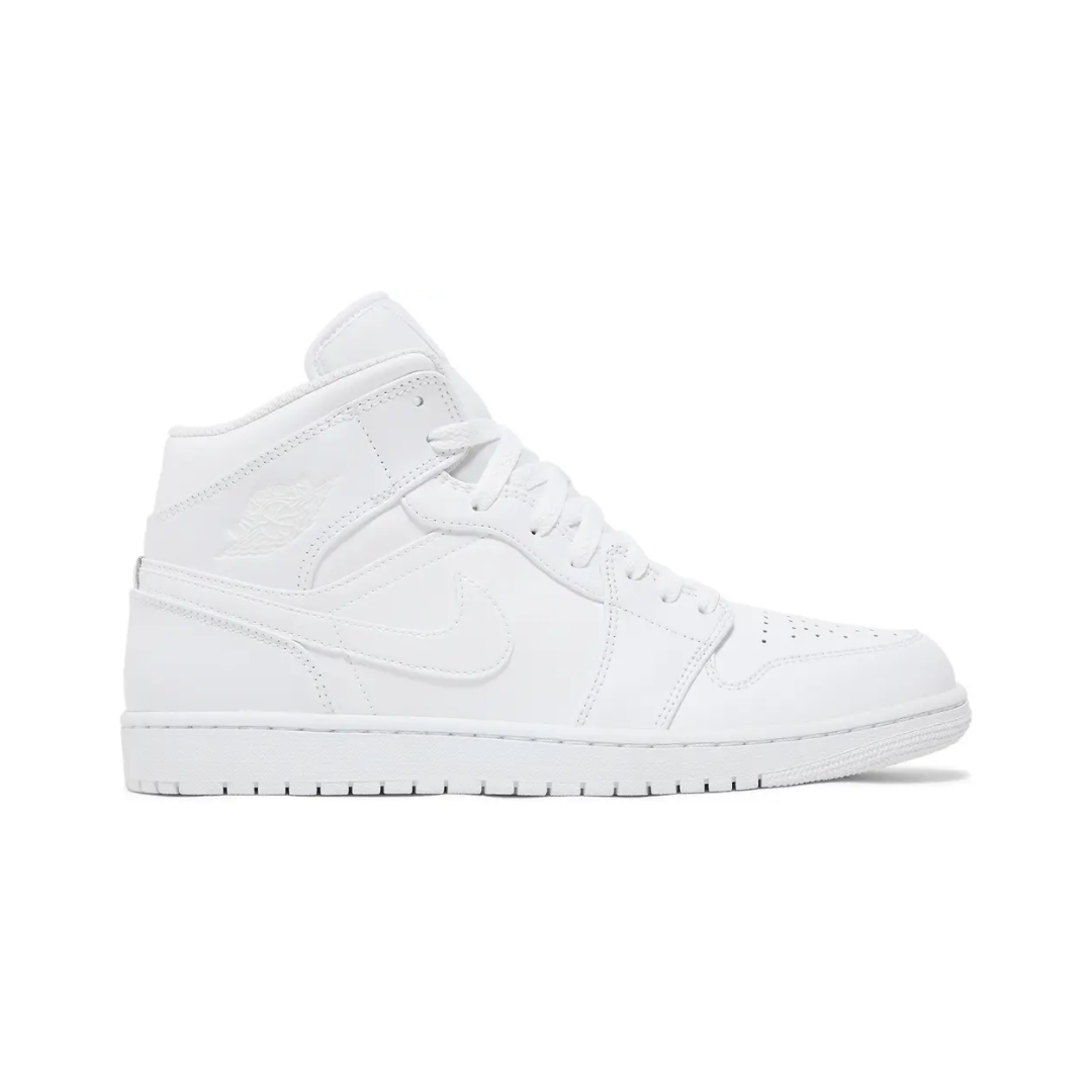 Air Jordan 1 Mid "Triple White"