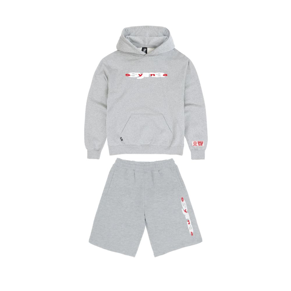 SYNA World Hood Set "ALWAYS BEEN A SYNA" Grey