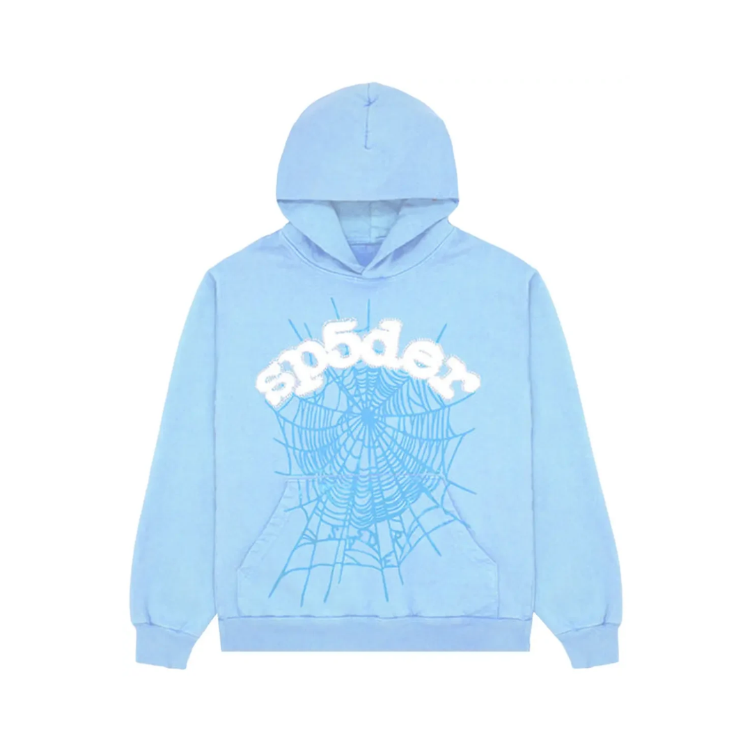 Sp5der Web Hoodie "Sky Blue"
