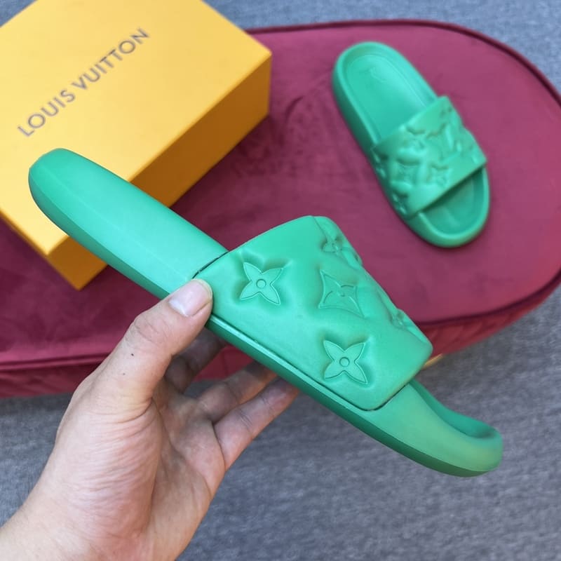 Louis Vuitton Waterfront Green Slippers