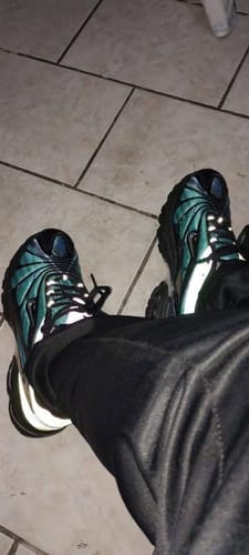 Customer photo: SKEPTA x Air Max Tailwind V "Bright Blue"
