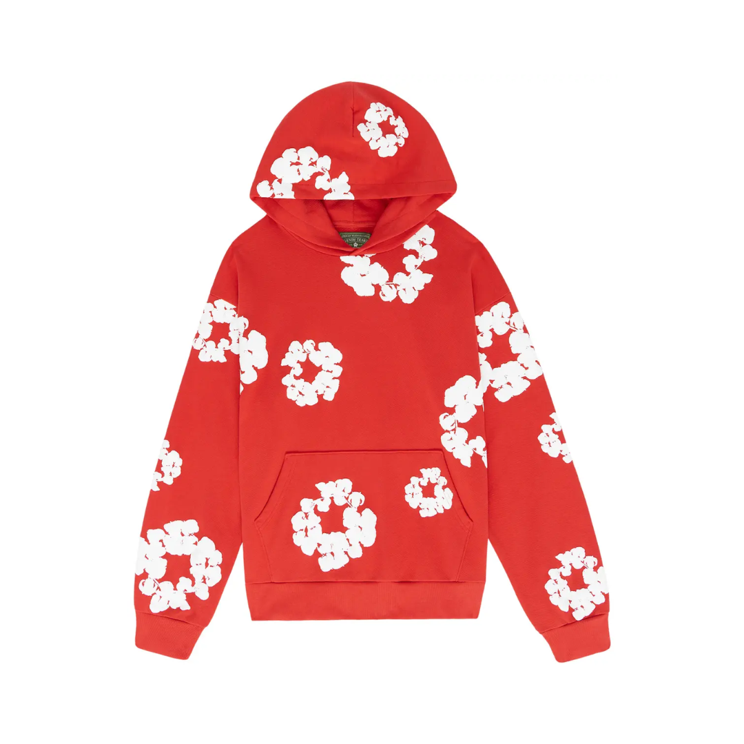 Denim Tears The Cotton Wreath Sweatshirt "Red"